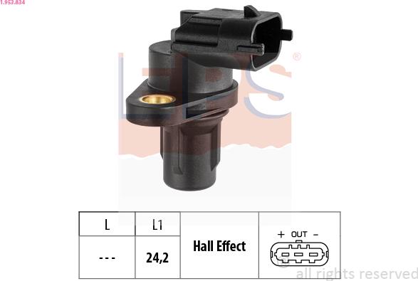 EPS 1.953.834 - Sensore, Posizione albero a camme autozon.pro