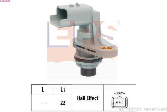 EPS 1.953.822 - Sensore, N° giri autozon.pro