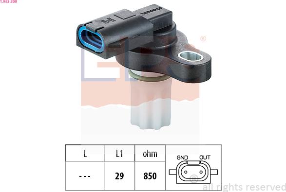 EPS 1.953.309 - Sensore n° giri, Cambio automatico autozon.pro