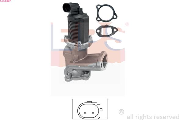 EPS 1.963.007 - Valvola ricircolo gas scarico-EGR autozon.pro