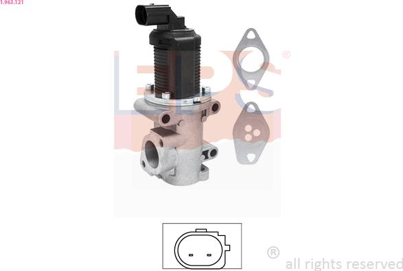 EPS 1.963.121 - Valvola ricircolo gas scarico-EGR autozon.pro