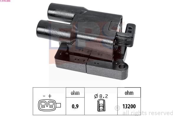 EPS 1.970.496 - Bobina d'accensione autozon.pro