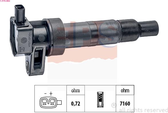 EPS 1.970.492 - Bobina d'accensione autozon.pro