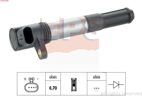 EPS 1.970.442 - Bobina d'accensione autozon.pro