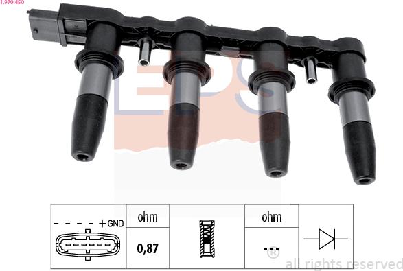 EPS 1.970.450 - Bobina d'accensione autozon.pro