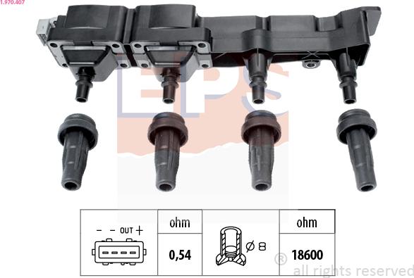 EPS 1.970.407 - Bobina d'accensione autozon.pro