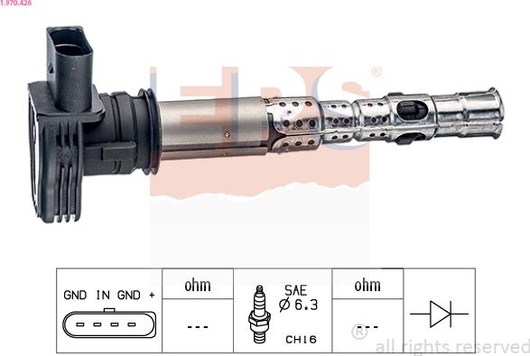 EPS 1.970.426 - Bobina d'accensione autozon.pro