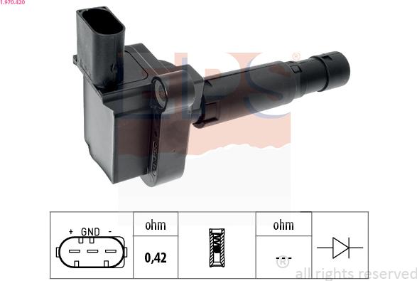 EPS 1.970.420 - Bobina d'accensione autozon.pro