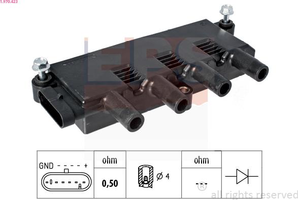 EPS 1.970.423 - Bobina d'accensione autozon.pro