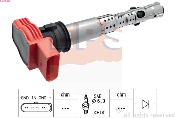 EPS 1.970.427 - Bobina d'accensione autozon.pro