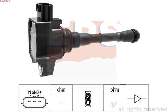 EPS 1.970.551 - Bobina d'accensione autozon.pro