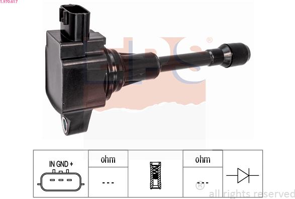 EPS 1.970.617 - Bobina d'accensione autozon.pro