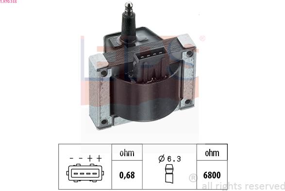 EPS 1.970.155 - Bobina d'accensione autozon.pro