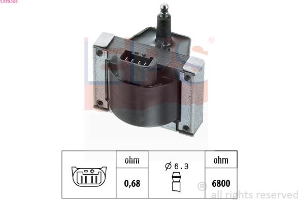 EPS 1.970.105 - Bobina d'accensione autozon.pro