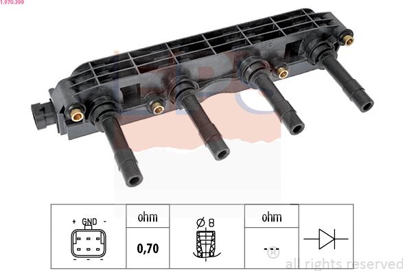 EPS 1.970.399 - Bobina d'accensione autozon.pro