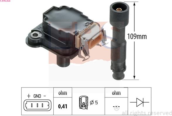 EPS 1.970.354 - Bobina d'accensione autozon.pro