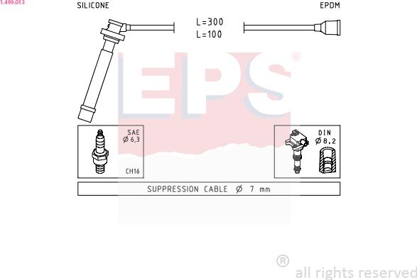 EPS 1.499.013 - Kit cavi accensione autozon.pro