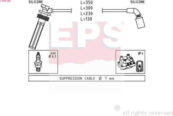 EPS 1.499.249 - Kit cavi accensione autozon.pro