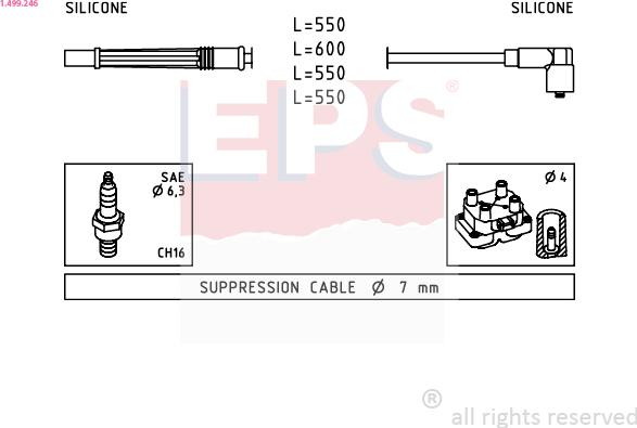 EPS 1.499.246 - Kit cavi accensione autozon.pro