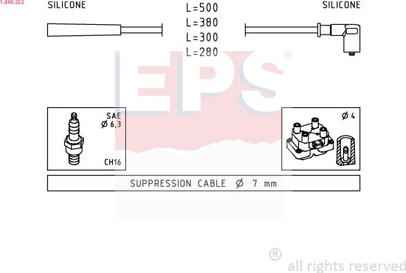 EPS 1.499.252 - Kit cavi accensione autozon.pro