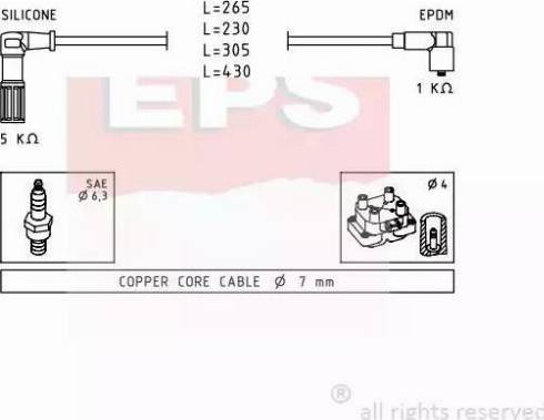 EPS 1.500.613 - Kit cavi accensione autozon.pro