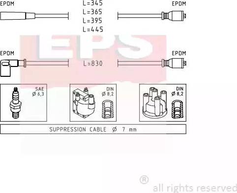 EPS 1.500.839 - Kit cavi accensione autozon.pro