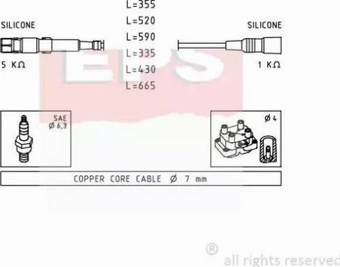 EPS 1.500.769 - Kit cavi accensione autozon.pro