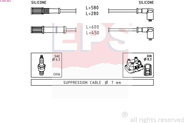 EPS 1.501.451 - Kit cavi accensione autozon.pro