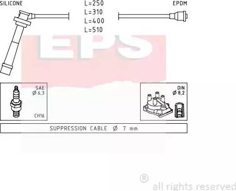 EPS 1.501.434 - Kit cavi accensione autozon.pro