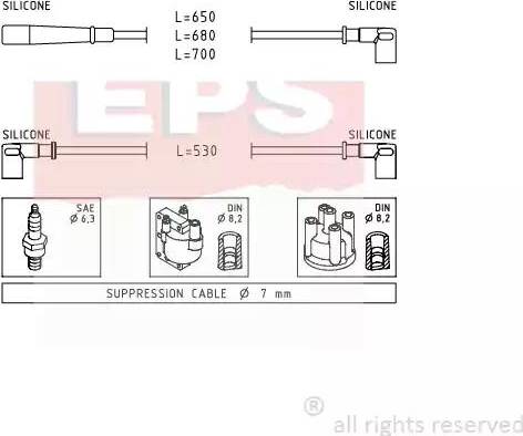 EPS 1.501.554 - Kit cavi accensione autozon.pro