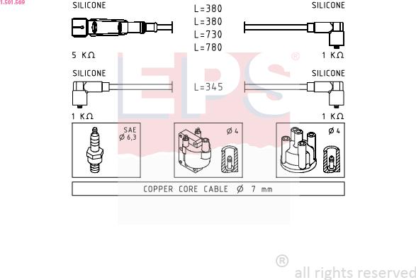 EPS 1.501.569 - Kit cavi accensione autozon.pro