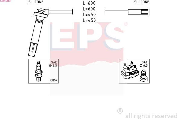 EPS 1.501.813 - Kit cavi accensione autozon.pro