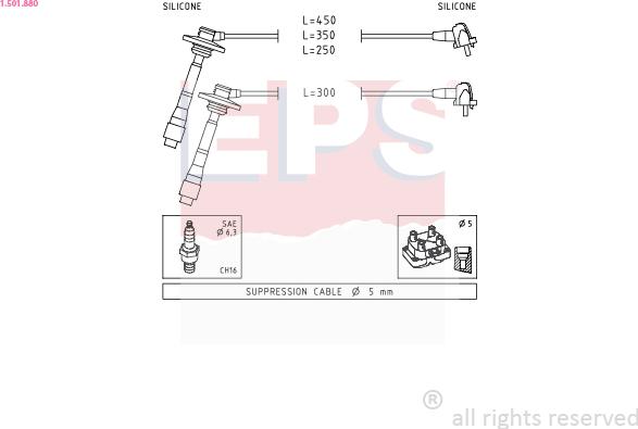 EPS 1.501.880 - Kit cavi accensione autozon.pro