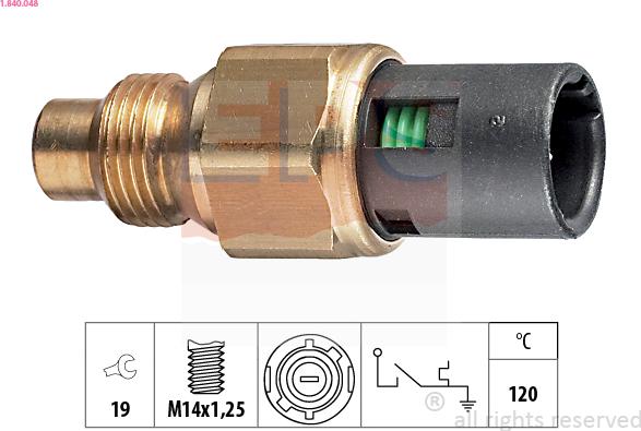 EPS 1.840.048 - Sensore, Temperatura refrigerante autozon.pro