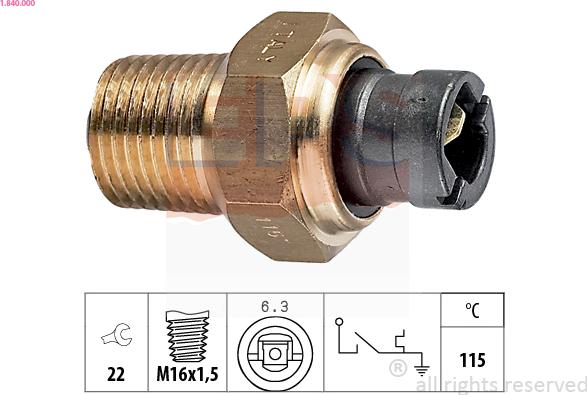 EPS 1.840.000 - Sensore, Temperatura refrigerante autozon.pro