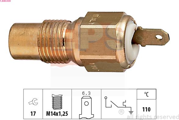 EPS 1.840.030 - Sensore, Temperatura refrigerante autozon.pro