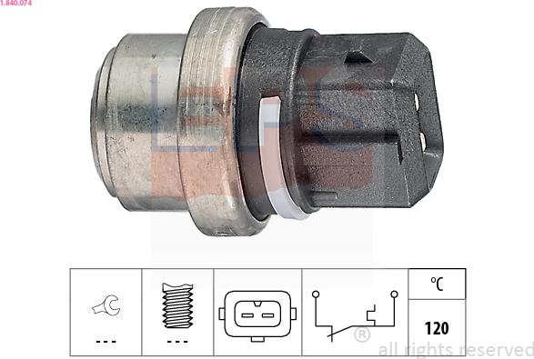 EPS 1.840.074 - Sensore, Temperatura refrigerante autozon.pro