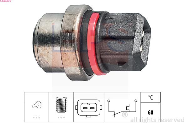 EPS 1.840.075 - Sensore, Temperatura refrigerante autozon.pro