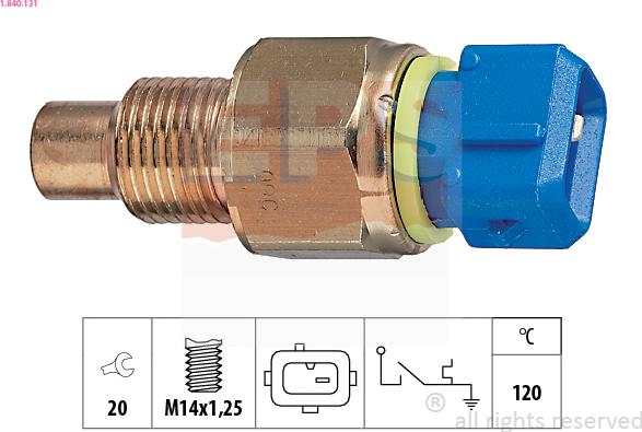 EPS 1.840.131 - Sensore, Temperatura refrigerante autozon.pro