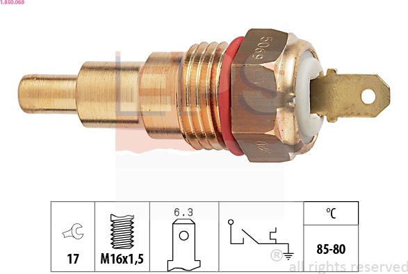 EPS 1.850.068 - Termocontatto, Ventola radiatore autozon.pro