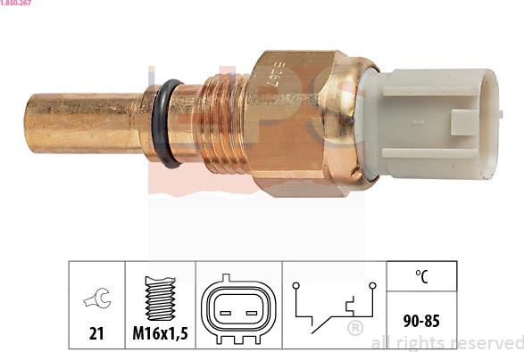 EPS 1.850.267 - Termocontatto, Ventola radiatore autozon.pro