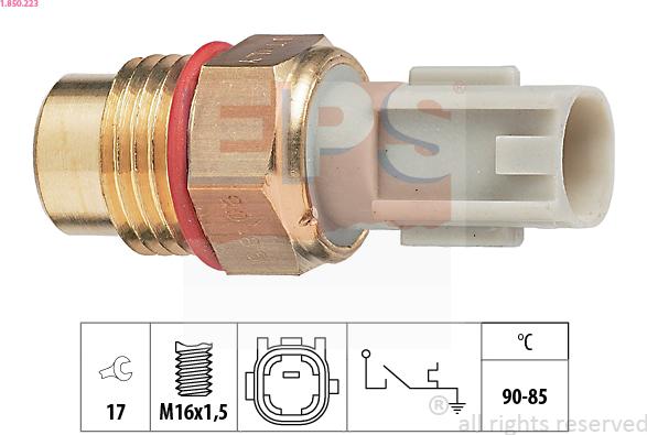 EPS 1.850.223 - Termocontatto, Ventola radiatore autozon.pro