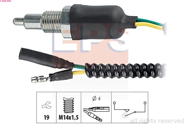 EPS 1.860.094 - Interruttore, Luce di retromarcia autozon.pro