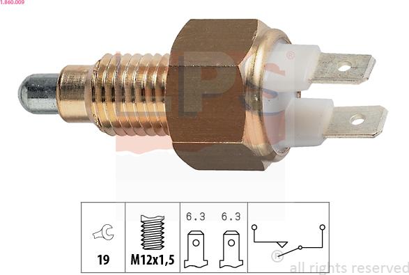 EPS 1.860.009 - Interruttore, Luce di retromarcia autozon.pro