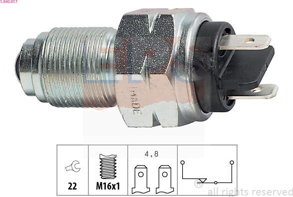 EPS 1.860.017 - Interruttore, Luce di retromarcia autozon.pro