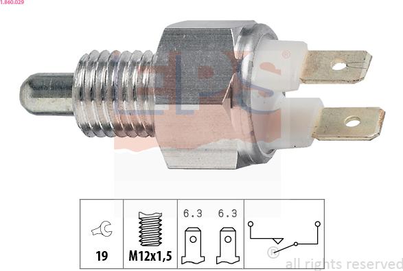 EPS 1.860.029 - Interruttore, Luce di retromarcia autozon.pro