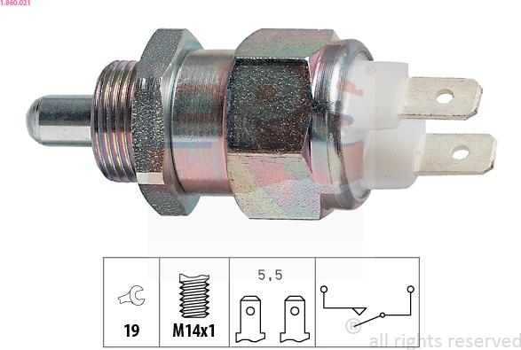 EPS 1.860.021 - Interruttore, Luce di retromarcia autozon.pro