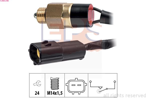 EPS 1.860.346 - Interruttore, Luce di retromarcia autozon.pro