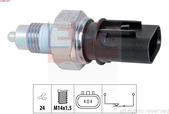 EPS 1.860.327 - Interruttore, Luce di retromarcia autozon.pro