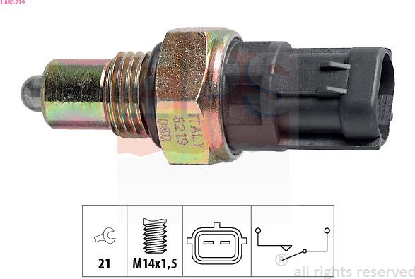 EPS 1.860.219 - Interruttore, Luce di retromarcia autozon.pro